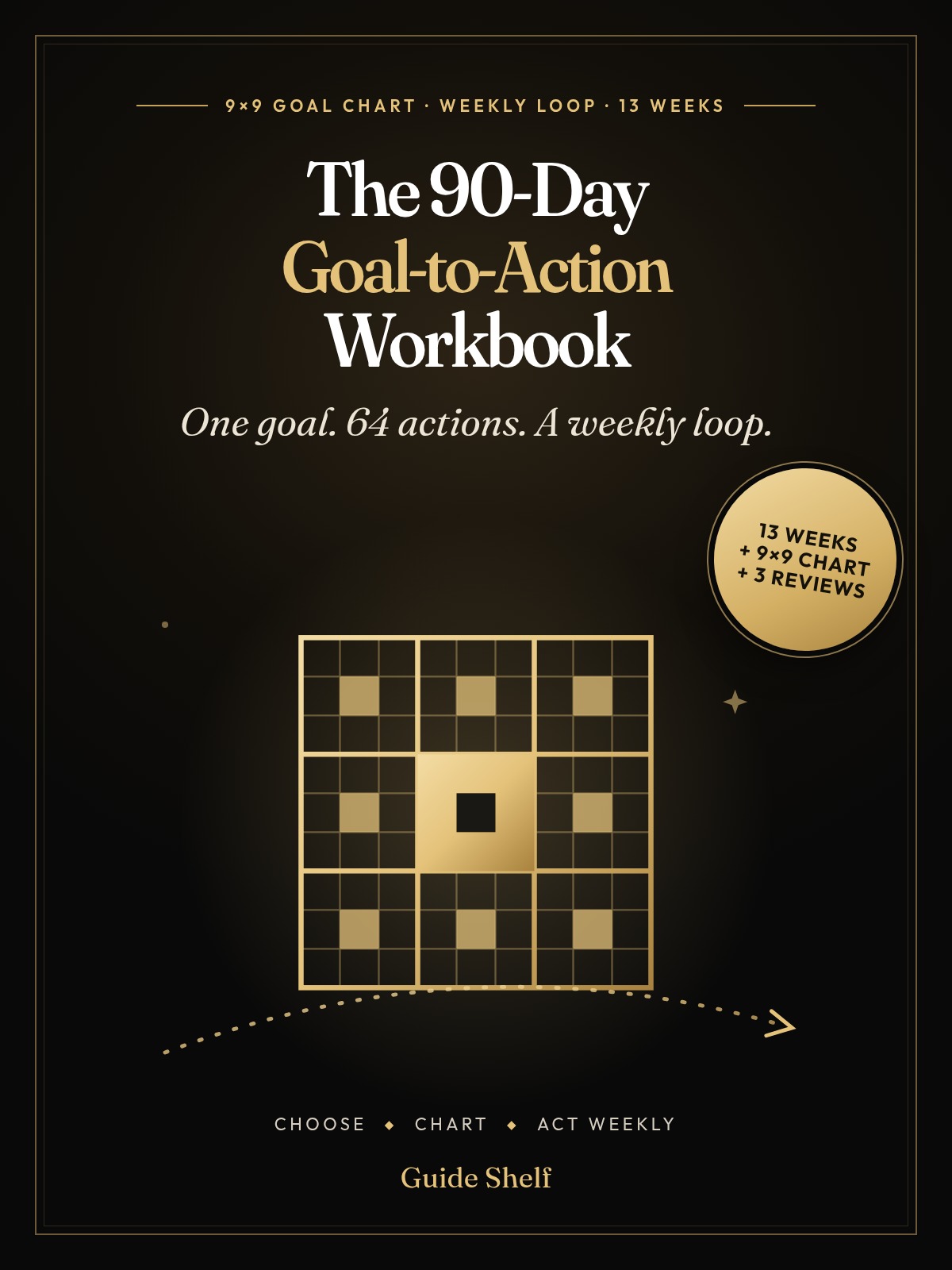 The 90-Day Goal-to-Action Workbook guide cover