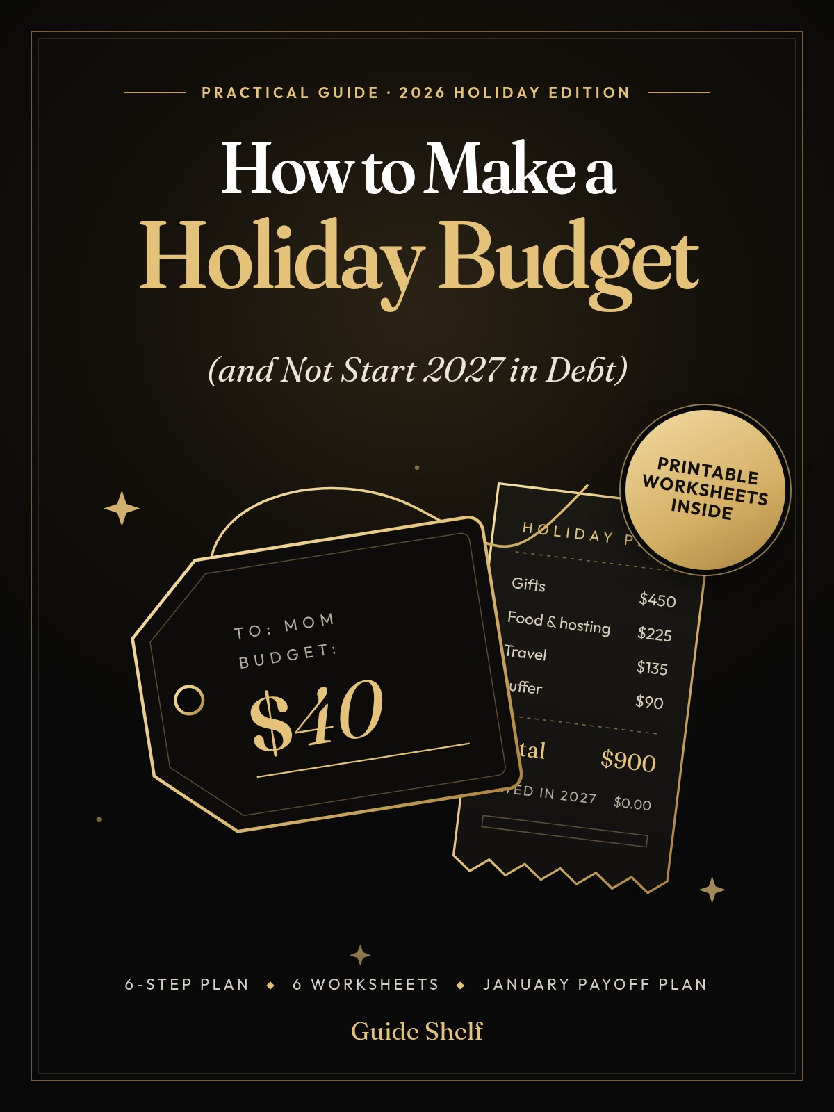 How to Make a Holiday Budget (and Not Start 2027 in Debt) guide cover