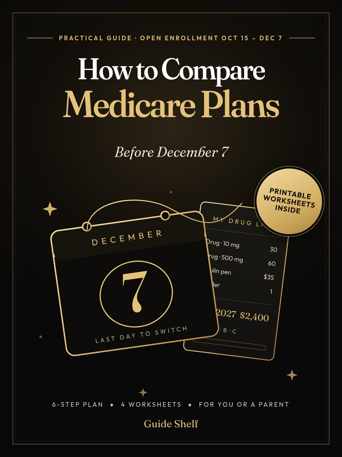 How to Compare Medicare Plans Before December 7 guide cover