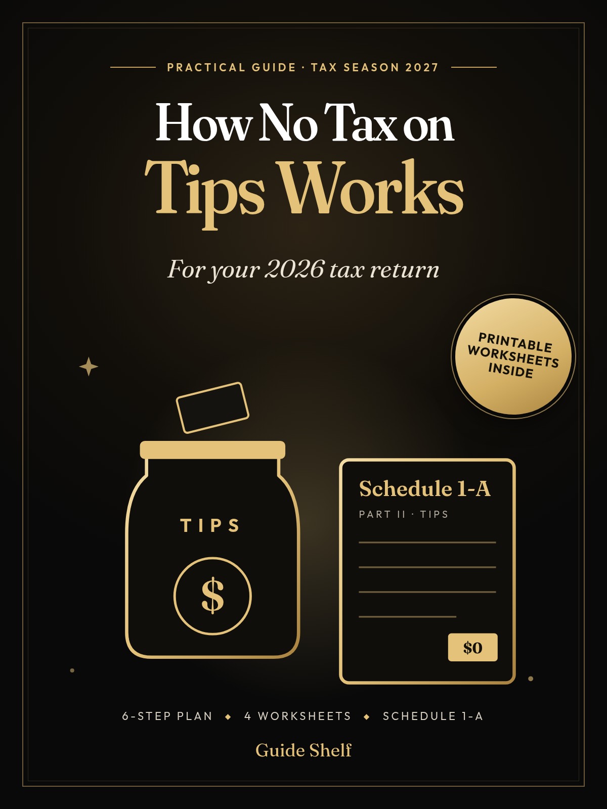 How No Tax on Tips Works guide cover