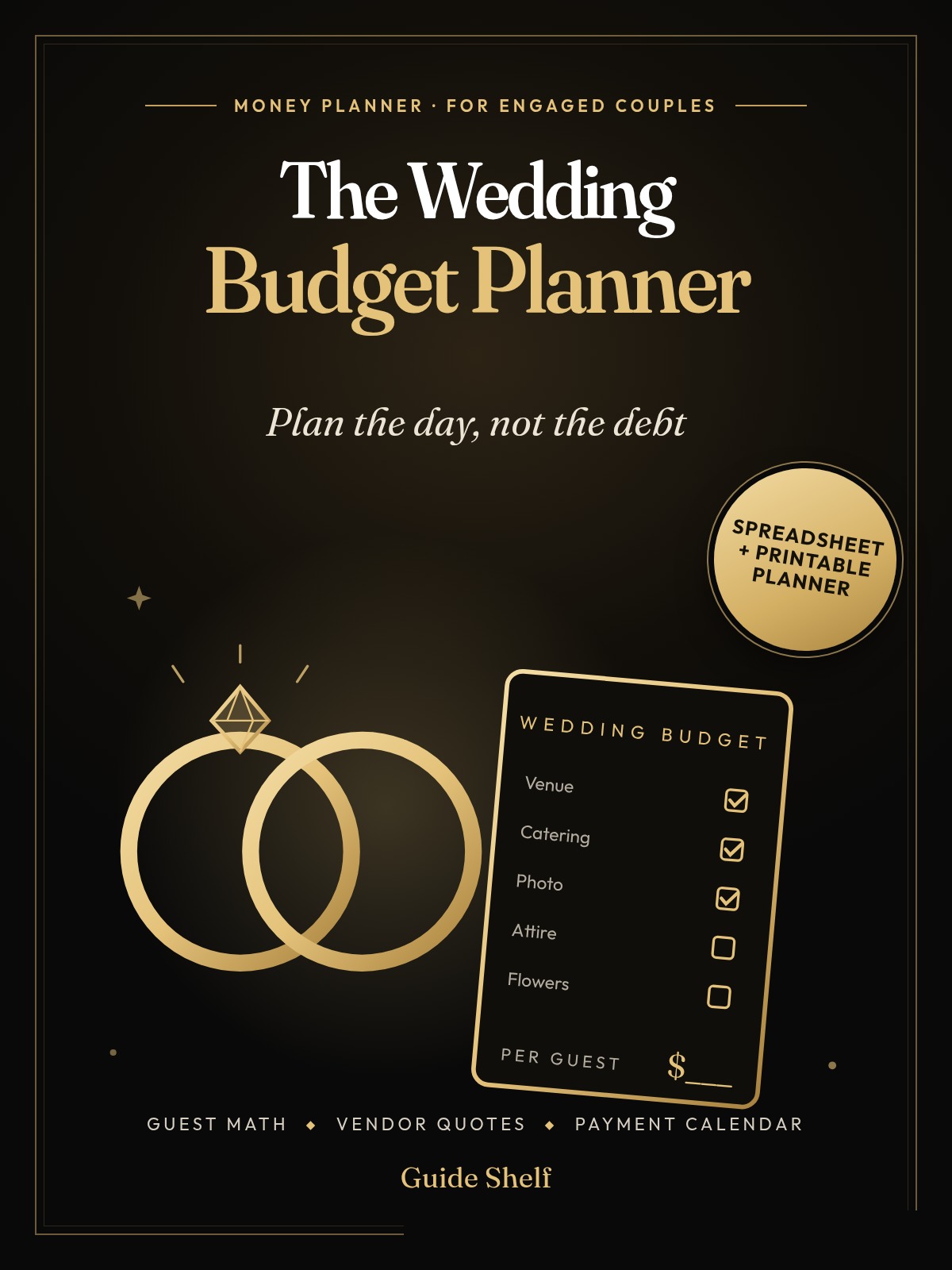 The Wedding Budget Planner guide cover